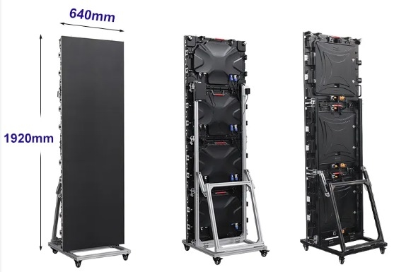 P2.5 640x1920mm High Brightness Poster Led Display for Storefront Advertising