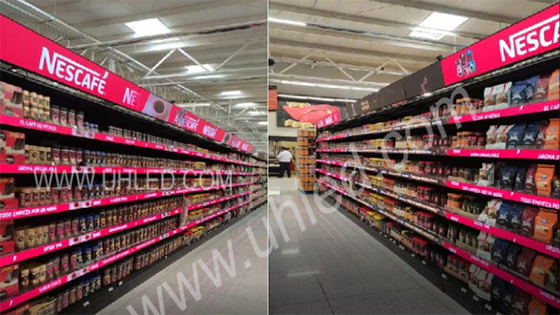 uhled Shelf Led Screen Stretch for Retail Bar Price Tag Smart Edge Talker LED Display