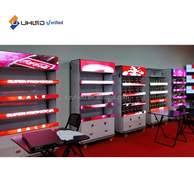 GOB COB Small Pitch Smart Shelf LED Display LED Display Shelves Customize LED Bar Display Shelf Led Screen