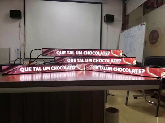 P0.9375 P1.2 P1.5625 P1.875 P2 Smart Shelf Led Display Screen High Brightness Led Shelf Display Screen for Retail Store