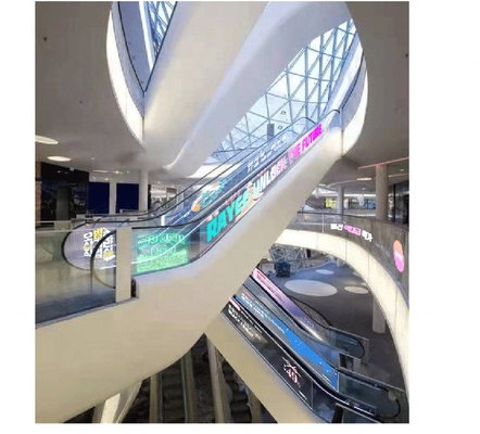 Led Film Screen Led Transparent Led Film for Glass Installed Play Advertising Soft  Transparent Glass Film LED Screen