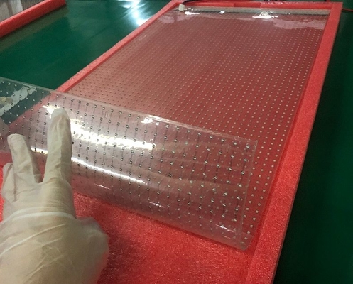 Indoor Full Color  Flexible Transparent LED Film Screen Indoor P6 Transparent Film LED Display Screen
