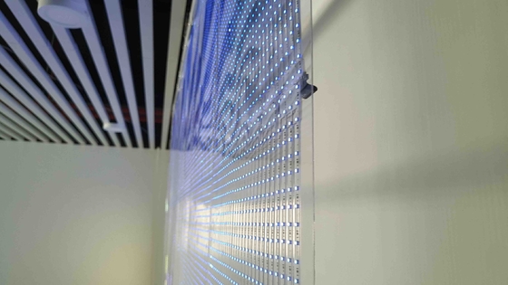 Indoor Full Color  Flexible Transparent LED Film Screen Indoor P6 Transparent Film LED Display Screen
