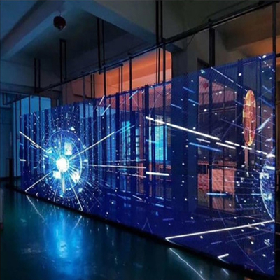 LED Display Video Wall Digital Signage Big Commercial Advertising Indoor P7.8 Led Display Screen Transparent  Led Video Wall