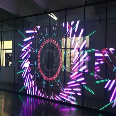 LED Display Video Wall Digital Signage Big Commercial Advertising Indoor P7.8 Led Display Screen Transparent  Led Video Wall