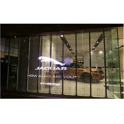 Curtain Led Display Transparent LED Display Full Color Easy Maintenance  Convenient Indoor Screen
