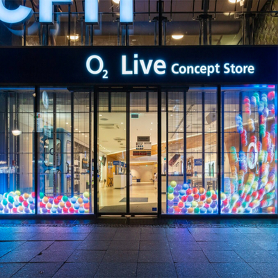 Shopping Mall Concert Stage Indoor  Outdoor P3.91-7.81 LED Transparent Screen Display  Led Transparent Display