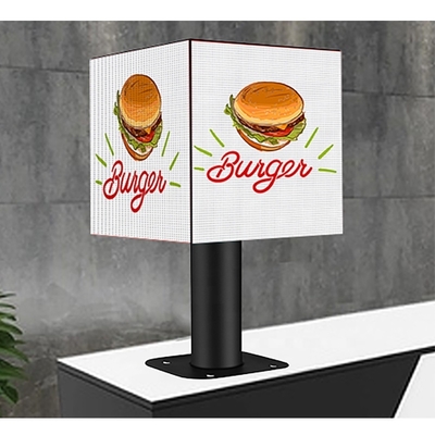 P2.5 Custom Size Full Color Indoor Outdoor HD 3D Led Cube 5 Sides Magic Square Creative Cube Led Display Waterproof