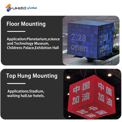 UHLED Cube LED Display Indoor LED Display High Resolution P2.5mm LED Display Cube Screen