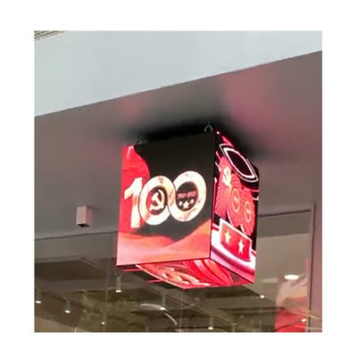 Cube LED Display  4 Side   a Smart Advertising Display Video  Led Display Screen