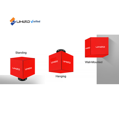 Customized High Resolution Commercial Advertising P2.5 P3 P3.91 P4 Cube Led Display Screen