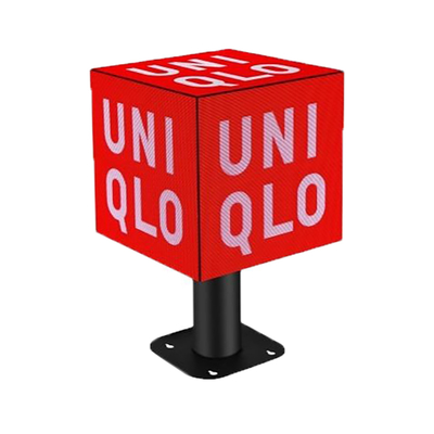 New Design Full Color High Resolution P2.5 P3 P3.91 P4 Advertising Cube Led Display