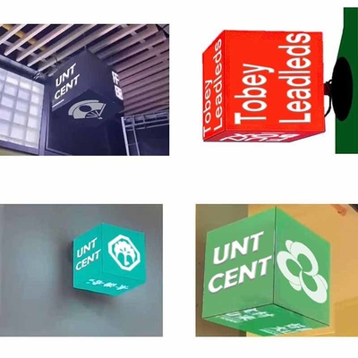 New Design Full Color High Resolution P2.5 P3 P3.91 P4 Advertising Cube Led Display