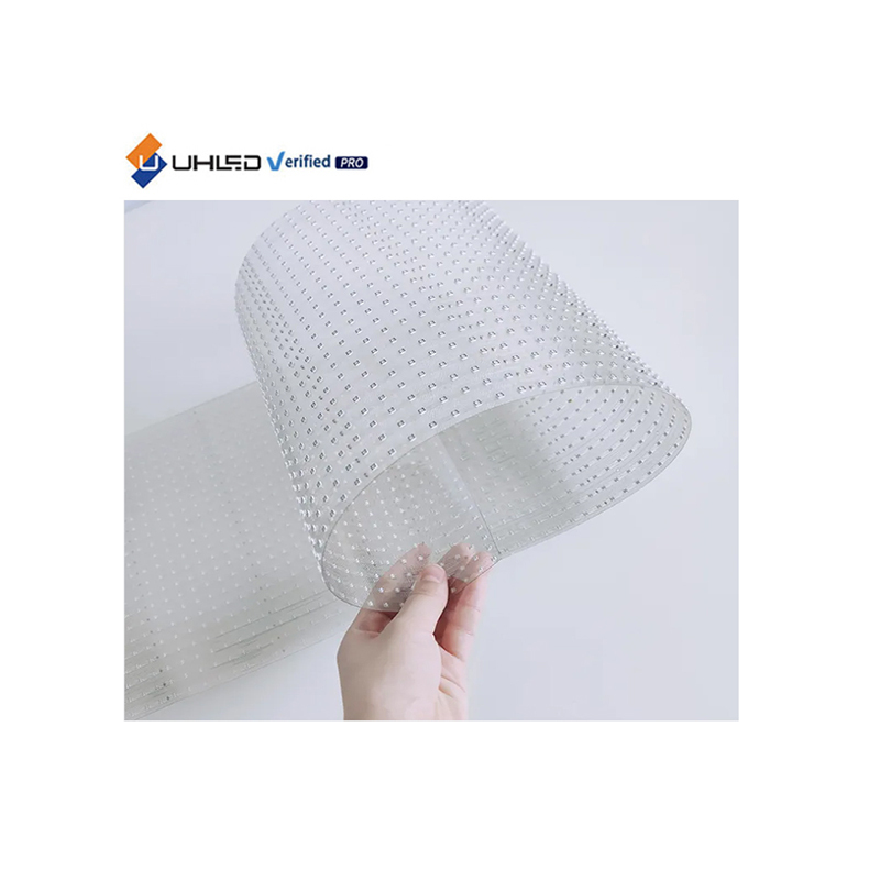 Indoor Full Color  Flexible Transparent LED Film Screen Indoor P6 Transparent Film LED Display Screen